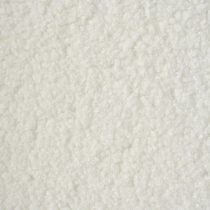 Fauteuil d'appoint Teddy surdimensionné rembourré avec pieds en noyer