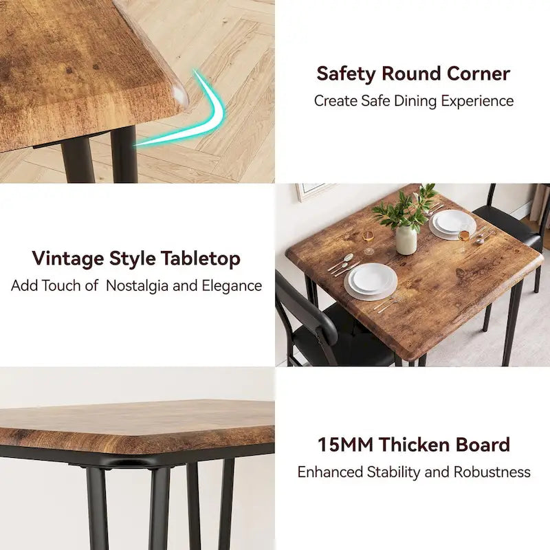 Table à manger pour 2, Ensemble table et chaises pour 2