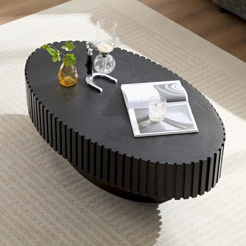 Table Basse Ronde de 43,7 Pouces pour Salon