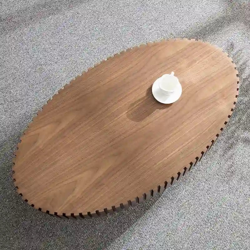 Table Basse Ronde de 43,7 Pouces pour Salon