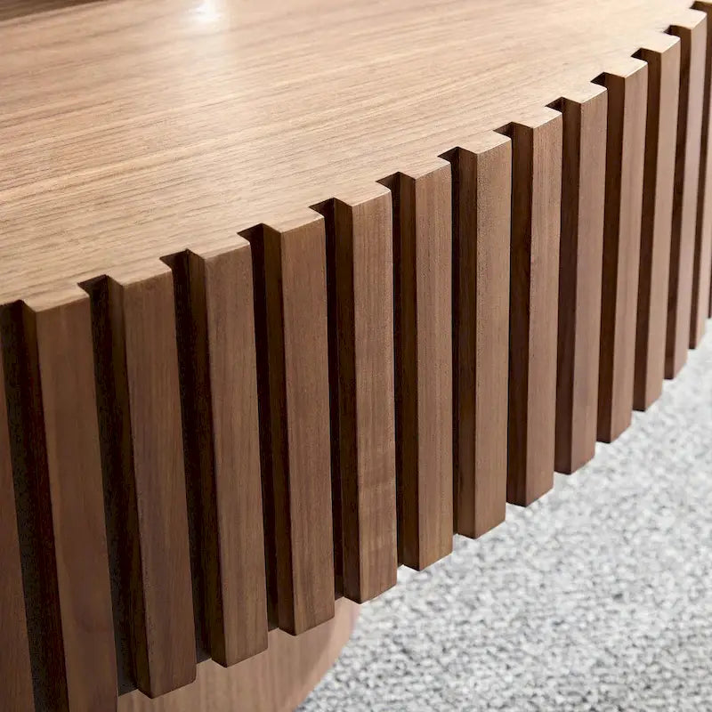 Table Basse Ronde de 43,7 Pouces pour Salon