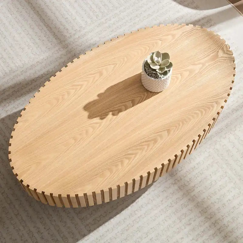 Table Basse Ronde de 43,7 Pouces pour Salon