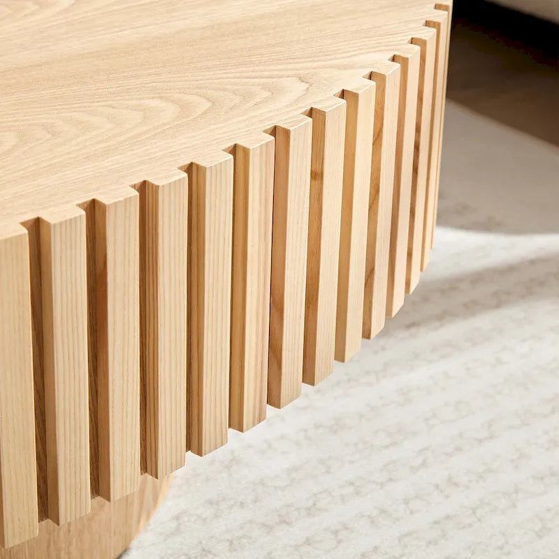 Table Basse Ronde de 43,7 Pouces pour Salon