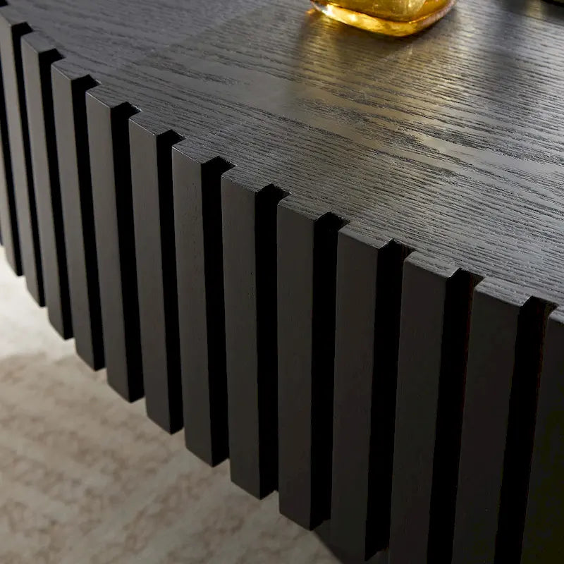 Table Basse Ronde de 43,7 Pouces pour Salon