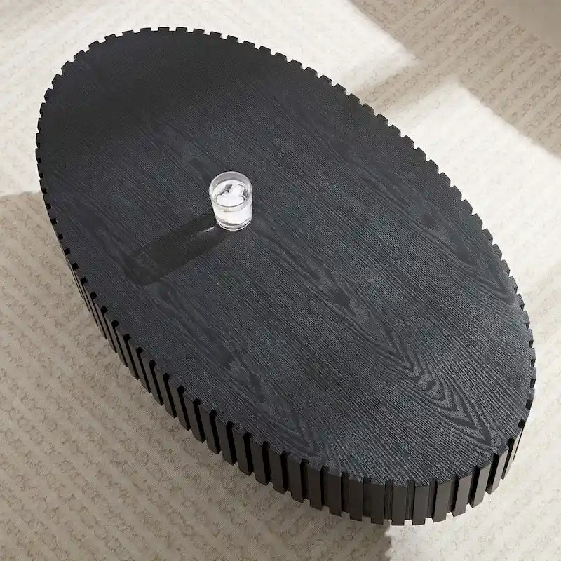 Table Basse Ronde de 43,7 Pouces pour Salon