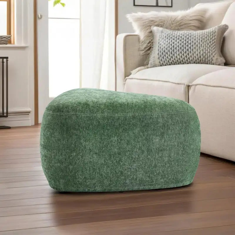 26 Repose-pieds et poufs, Pouf ottoman en tissu moderne