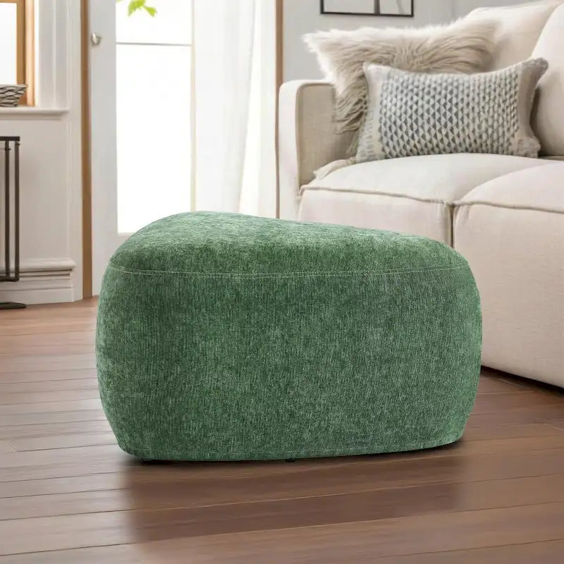 26 Repose-pieds et poufs, Pouf ottoman en tissu moderne