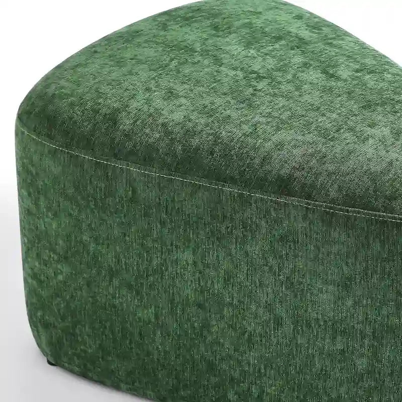 26 Repose-pieds et poufs, Pouf ottoman en tissu moderne