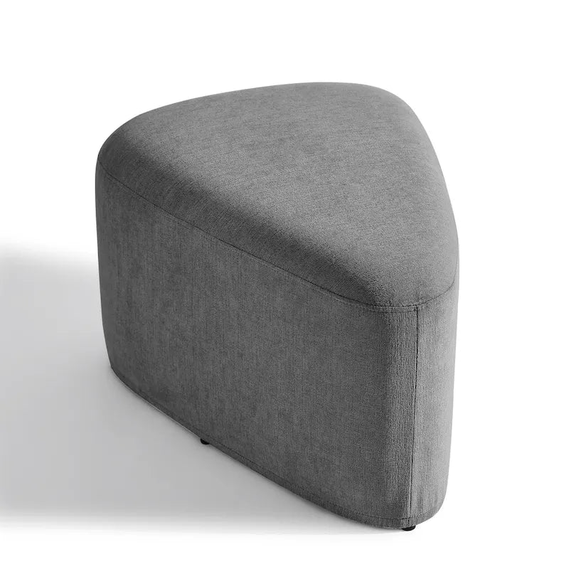 26 Repose-pieds et poufs, Pouf ottoman en tissu moderne