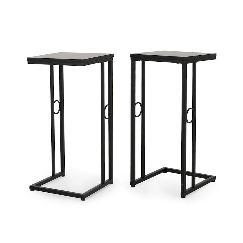 Tables d'appoint modernes en C Bader (lot de 2) par Christopher Knight Home