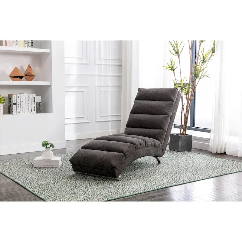 Chaise longue en lin pour l'intérieur