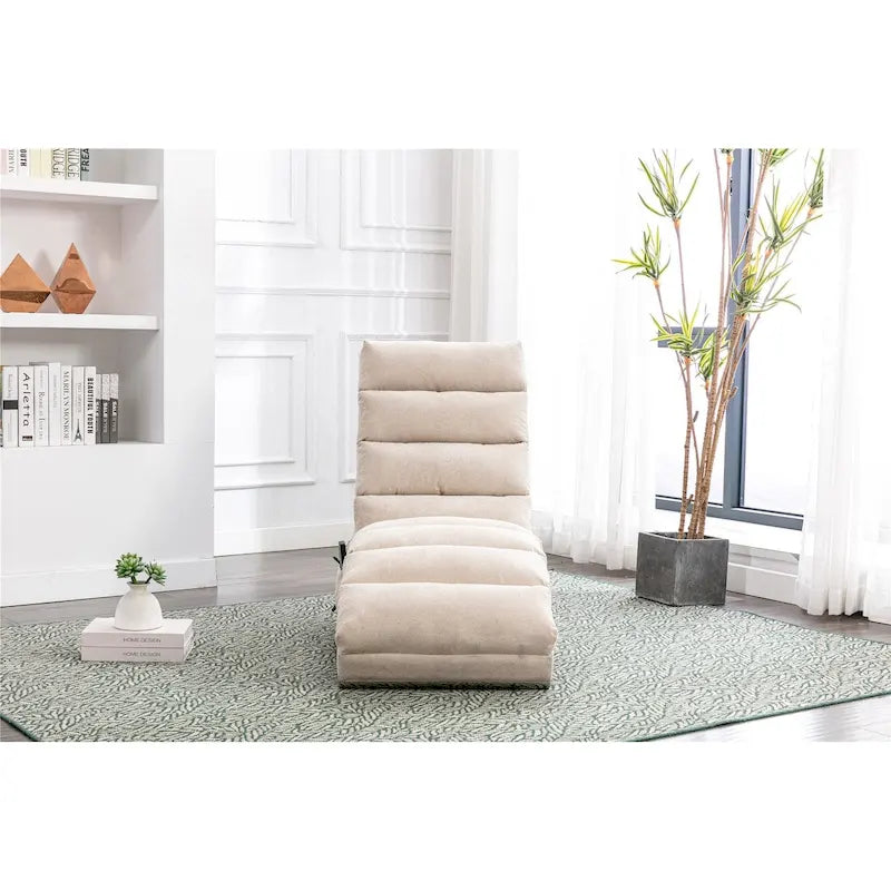 Chaise longue en lin pour l'intérieur