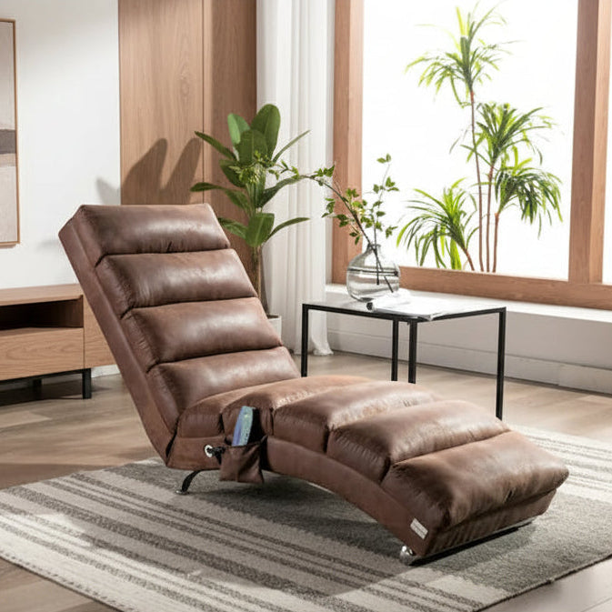 Linen Chaise Lounge Indoor Chair