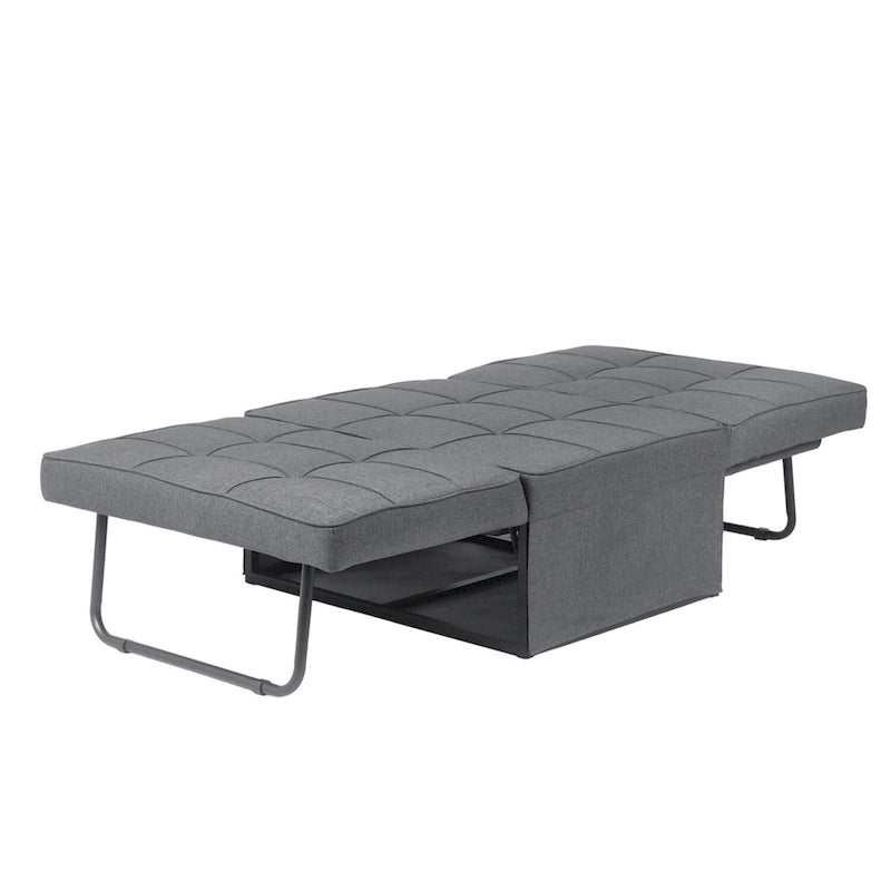 Fauteuil-lit convertible 4-en-1 avec ottoman