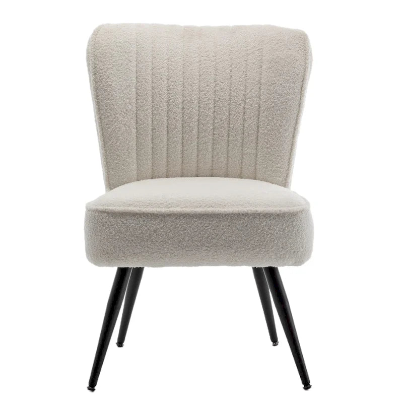 Ensemble de 2 chaises d'appoint sans accoudoirs, chaises de salon, chaises d'appoint modernes pour chambre à coucher