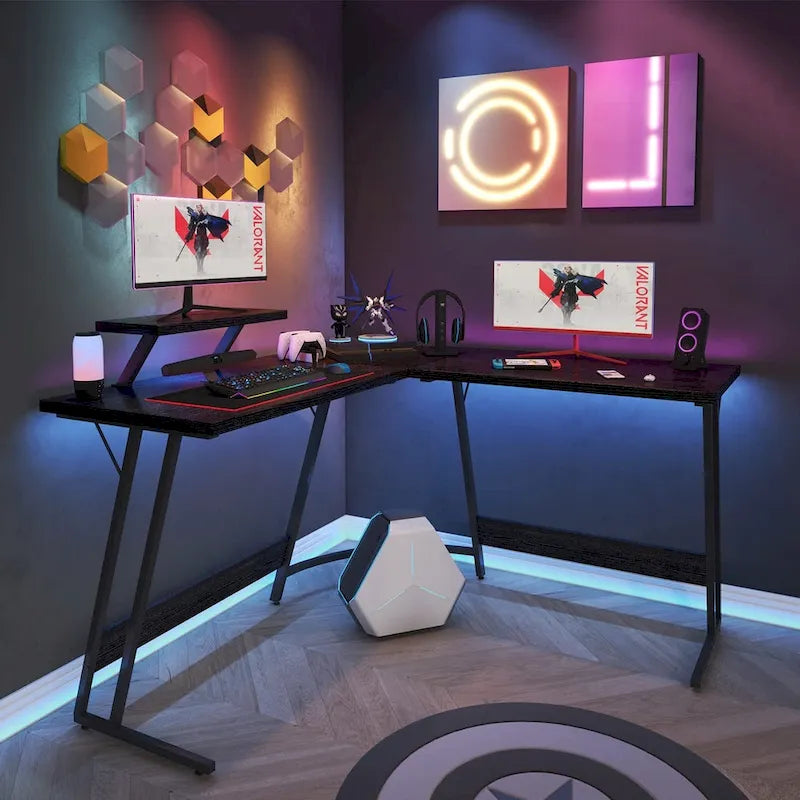Homall L Shaped Gaming Desk Computer Corner Desk Pc Desk Table