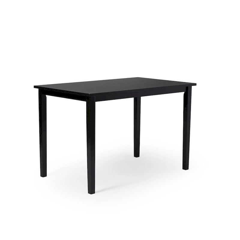 Ensemble de salle à manger 5 pièces Parsons noir et argent (table et chaises)