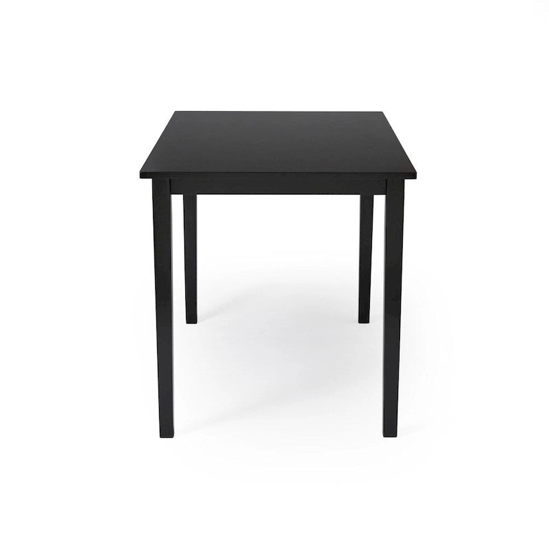 Ensemble de salle à manger 5 pièces Parsons noir et argent (table et chaises)