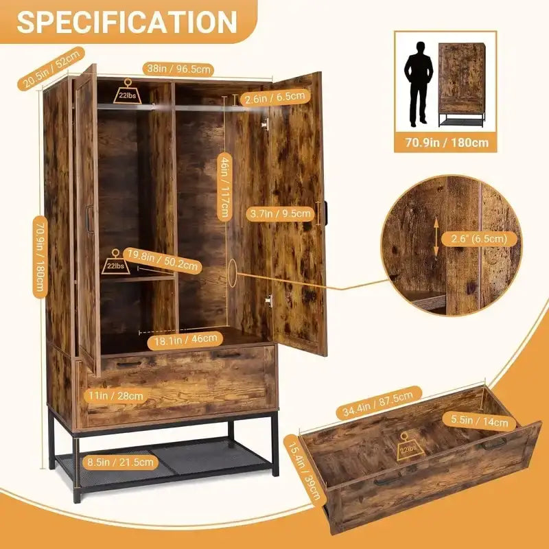 Armoire d'appoint avec portes - S.O.