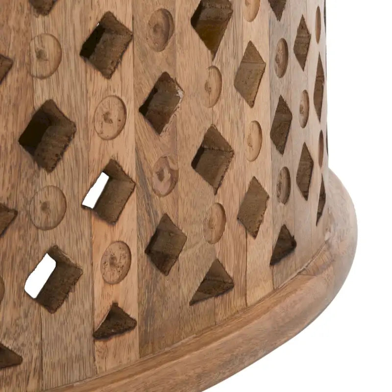 Table basse ronde 28W x 28D x 16H