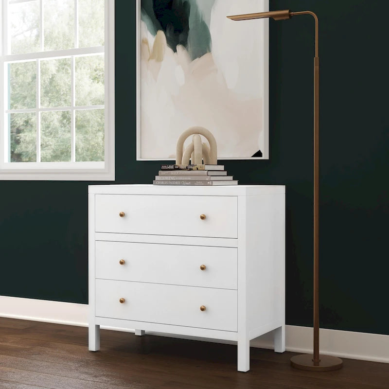 Commode en bois 3 tiroirs Nora