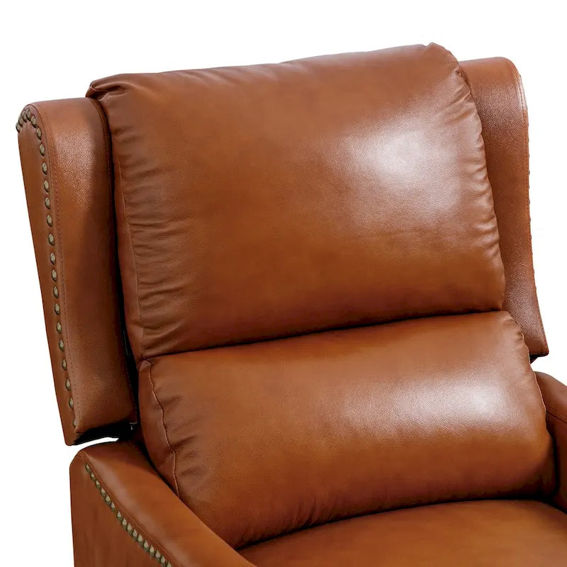 Fauteuil inclinable en cuir véritable pour le salon