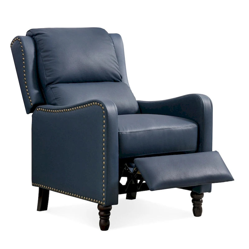 Fauteuil inclinable en cuir véritable pour le salon