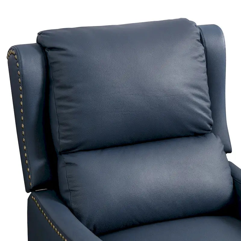 Fauteuil inclinable en cuir véritable pour le salon