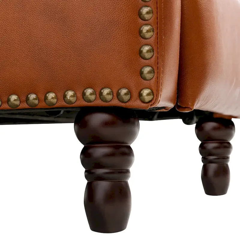 Fauteuil inclinable en cuir véritable pour le salon