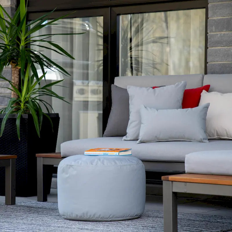 Pouf ottoman intérieur extérieur