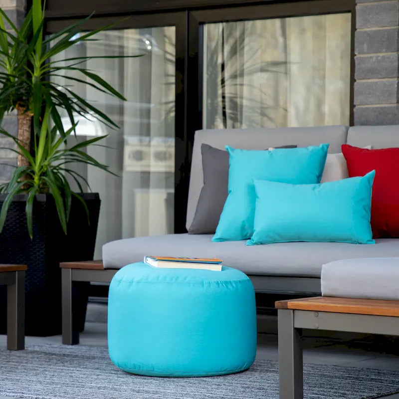 Pouf ottoman intérieur extérieur