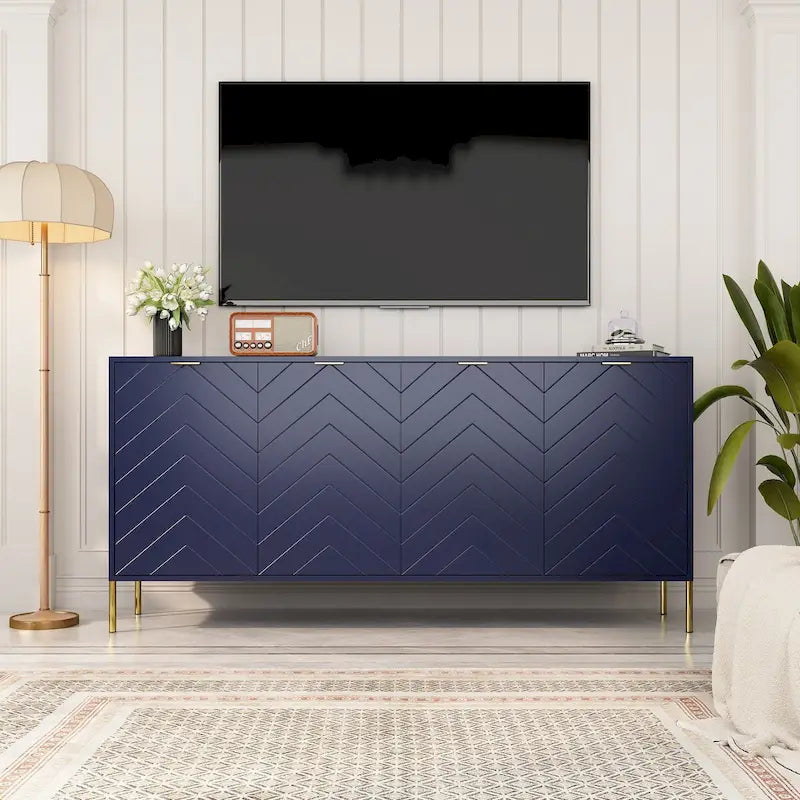 Buffets et bahuts de rangement quatre portes du milieu du siècle