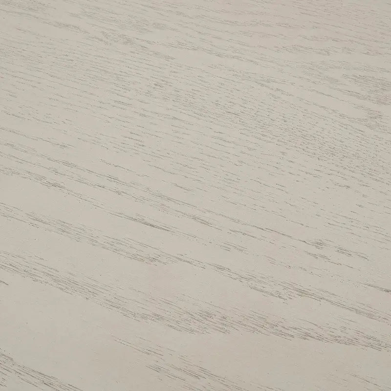 Table à manger ronde 44 po, finition bois massif, design classique, sans chaises